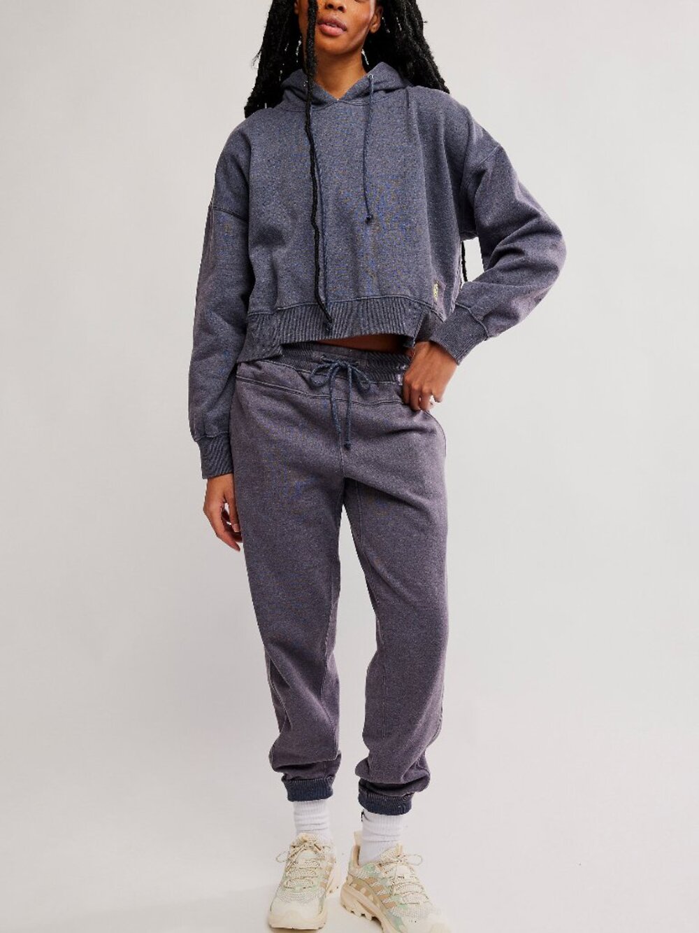 FP MOVEMENT Undefeated Sand Washed Set / Midnight Navy - Picture 4 of 9